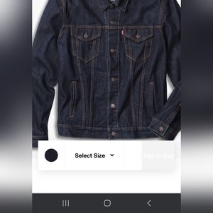 Levis Orange Tab Vintage Trucker Top